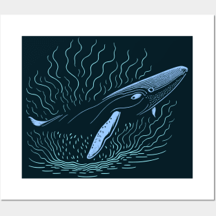 Big whale Posters and Art